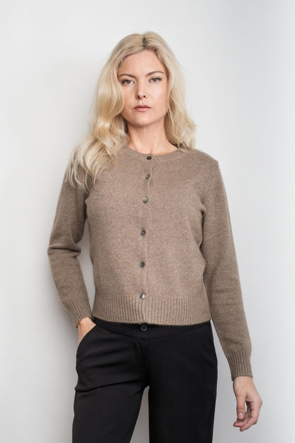 Heritage Golfer Cashmere Knitted Cardigan - Black