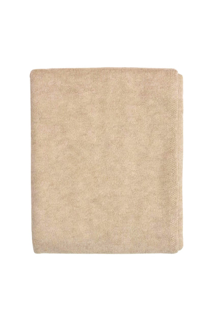Versatile Pure Cashmere Wrap & Scarf - Beige